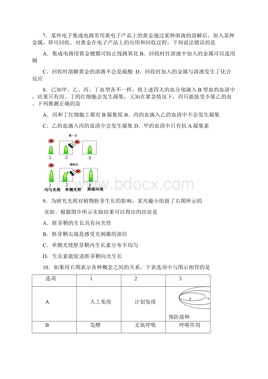 杭州中考科学卷 含答案.docx_第3页