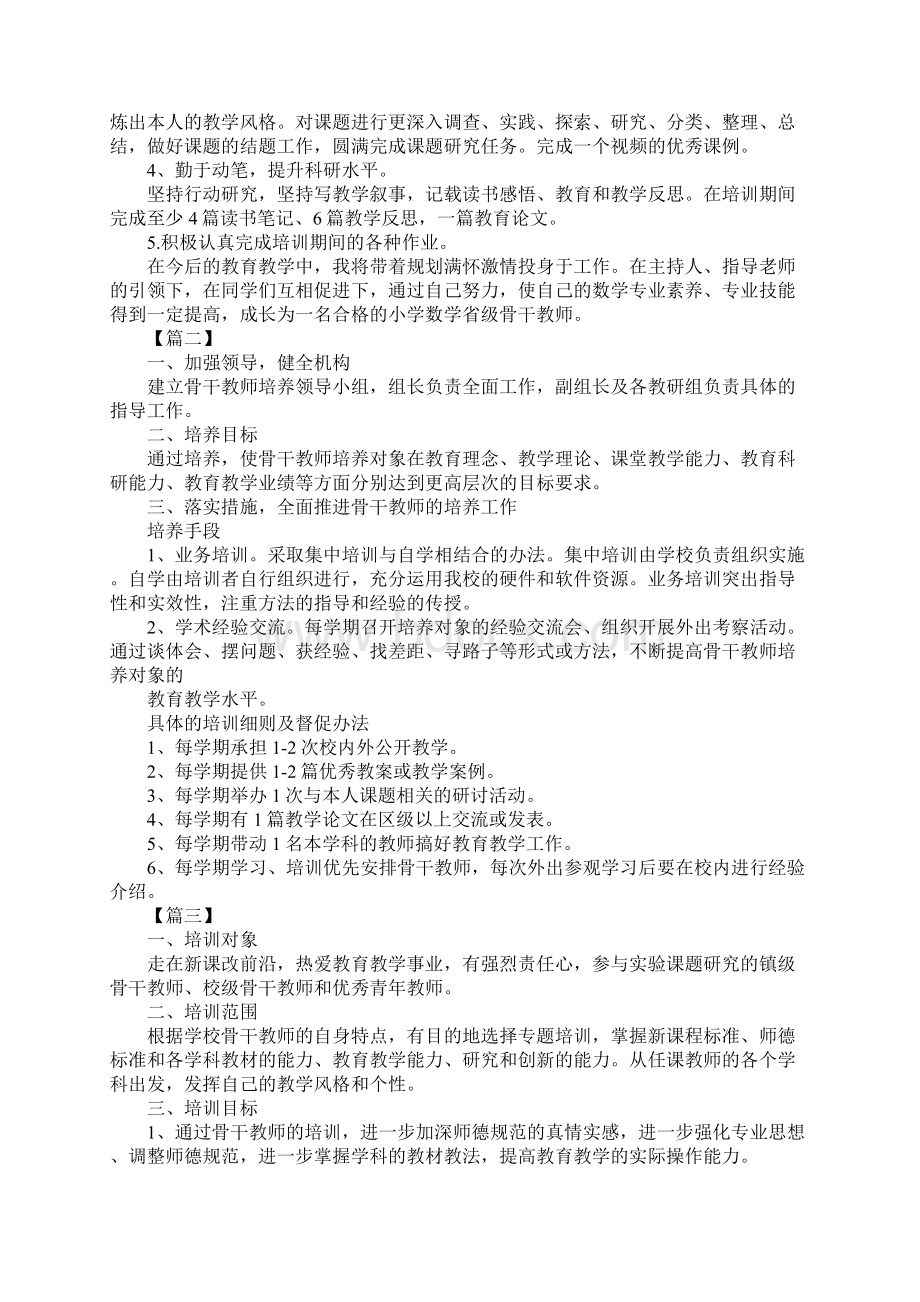 骨干教师个人年度工作计划Word文档格式.docx_第2页