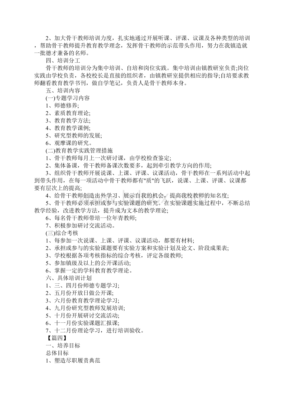 骨干教师个人年度工作计划Word文档格式.docx_第3页