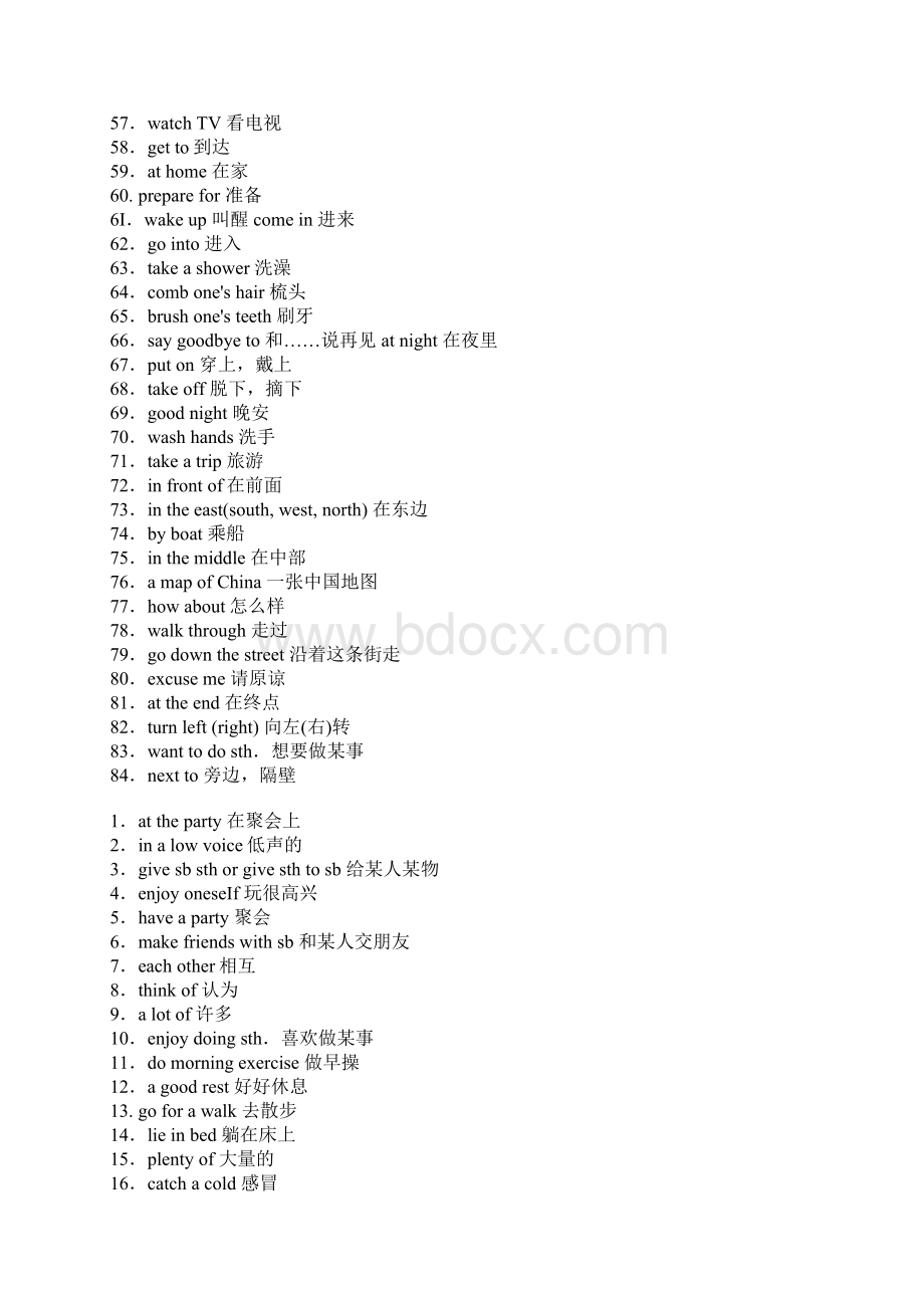 初高中英语常见词组Word文件下载.docx_第3页