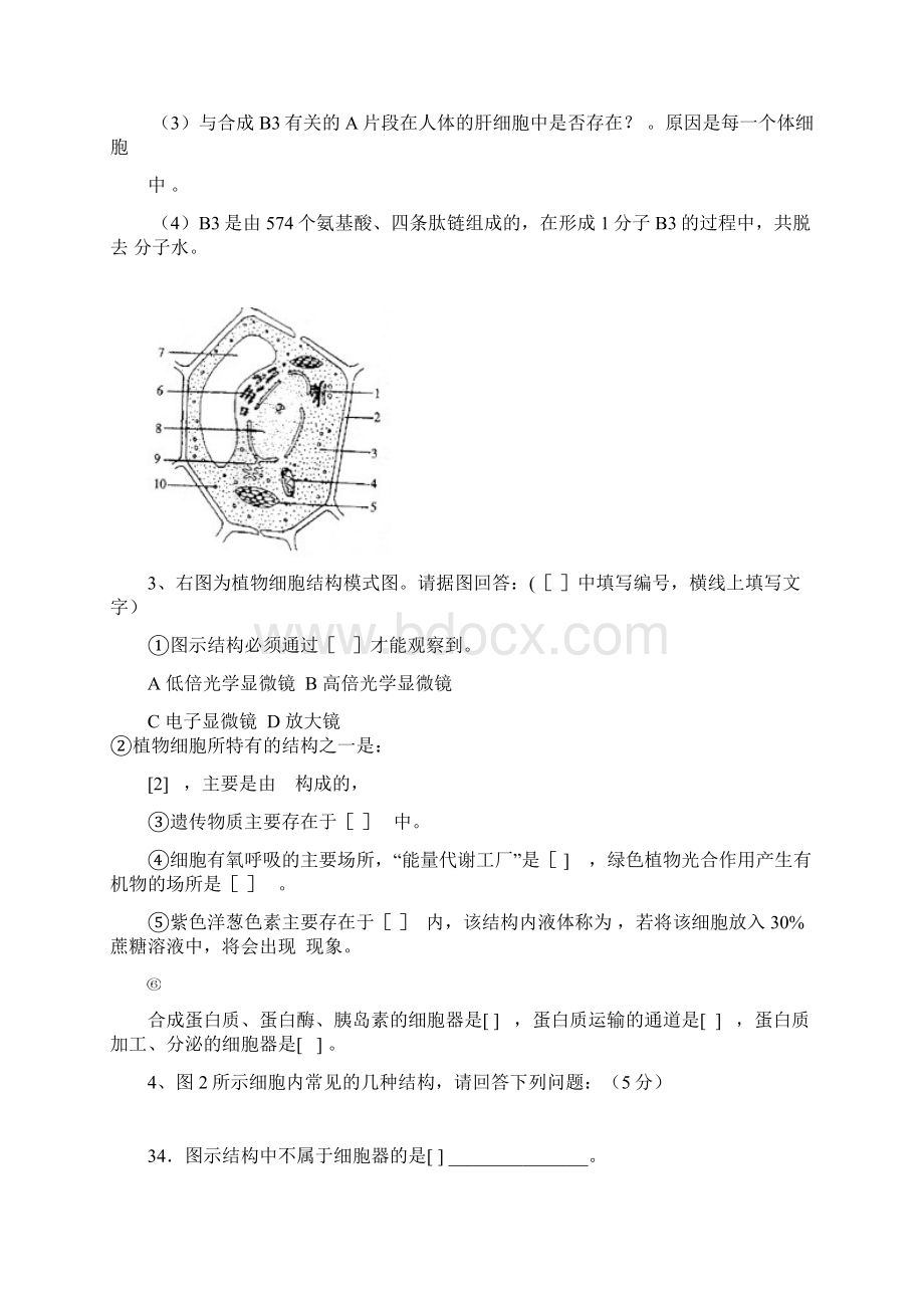 上海学业水平考试生物综合复习.docx_第2页