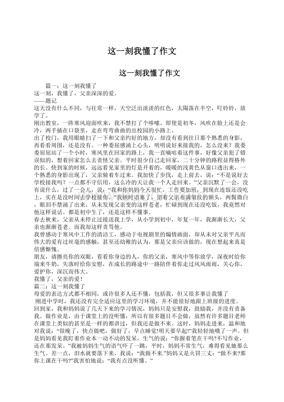 这一刻我懂了作文.docx