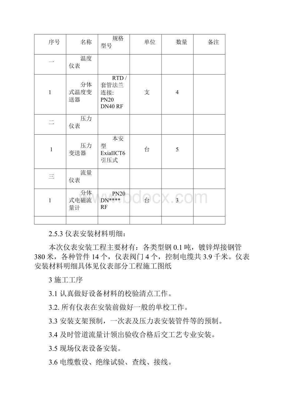 仪表施工技术方案给排水管网文档格式.docx_第3页