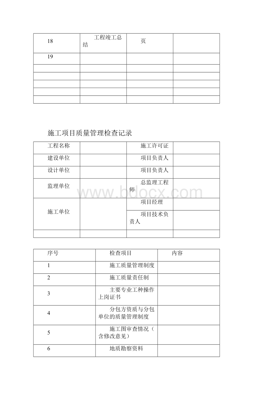 品质管理制度表格建筑工程质量验收监督记录表.docx_第3页