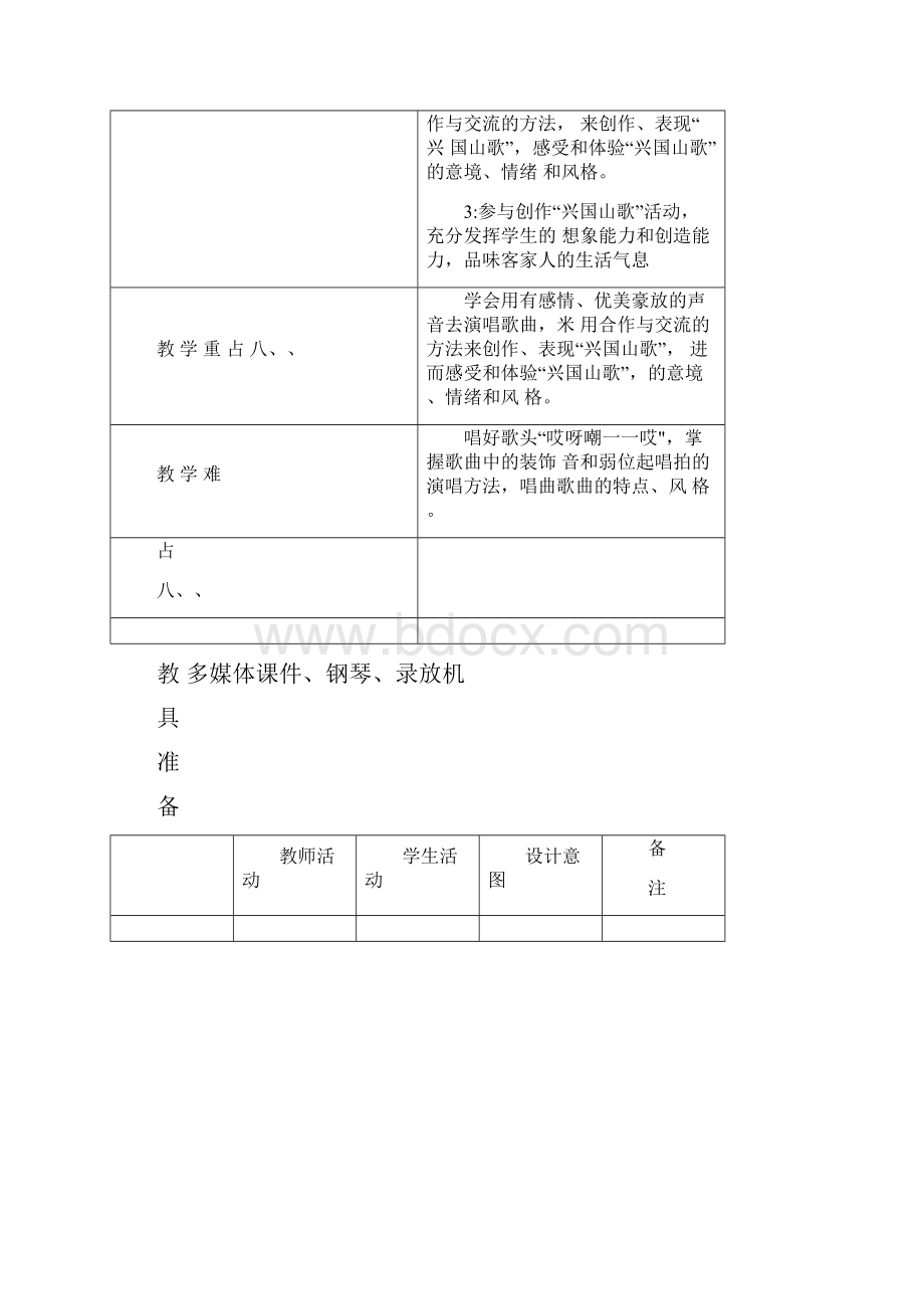 人音版八年级音乐下册3第三单元《山野放歌》优质教案.docx_第2页