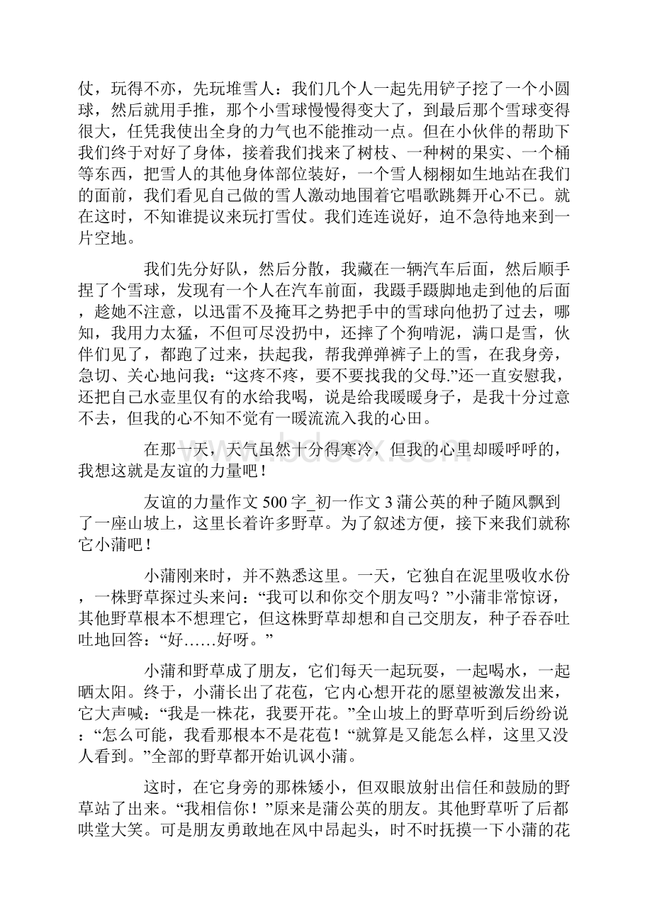 友谊的力量作文500字初一作文文档格式.docx_第2页