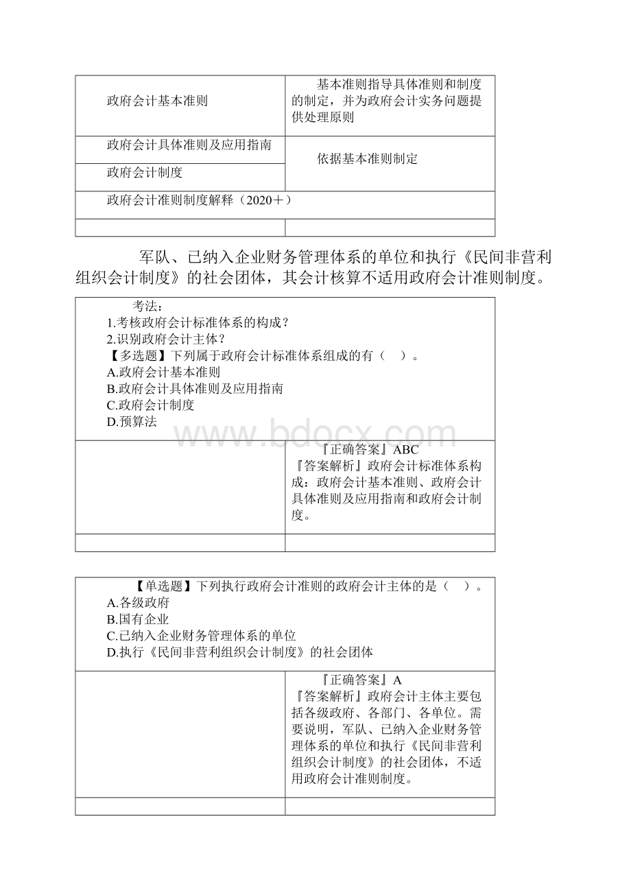 初级会计实务第八章政府会计基础讲义.docx_第2页