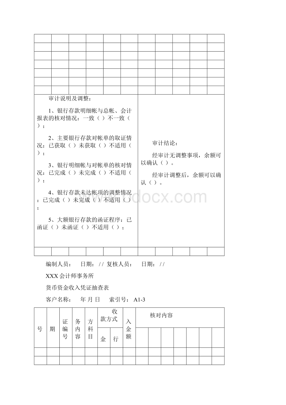 审计工作底稿模板.docx_第2页