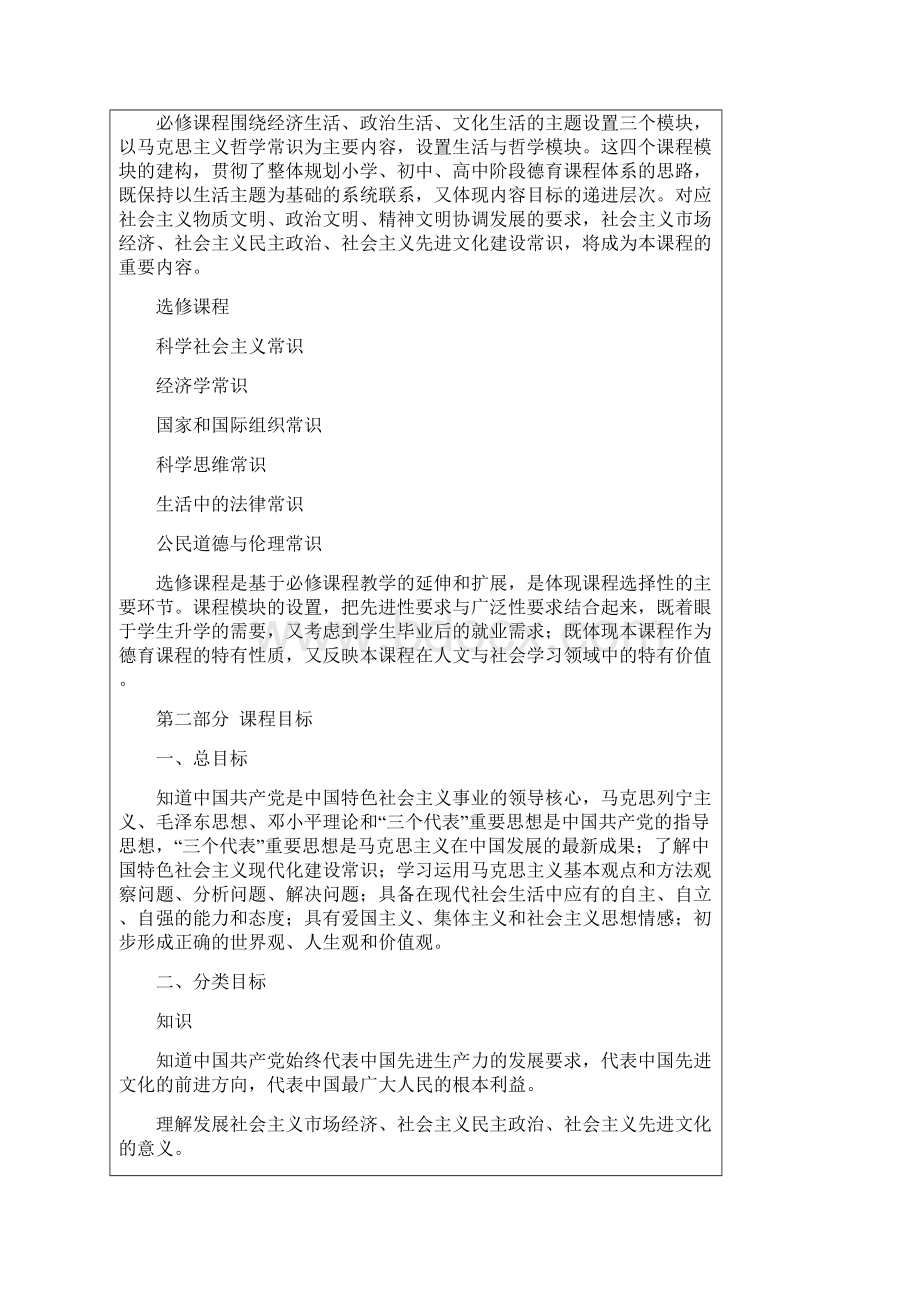 普通高中政治课程标准实验Word文档下载推荐.docx_第3页