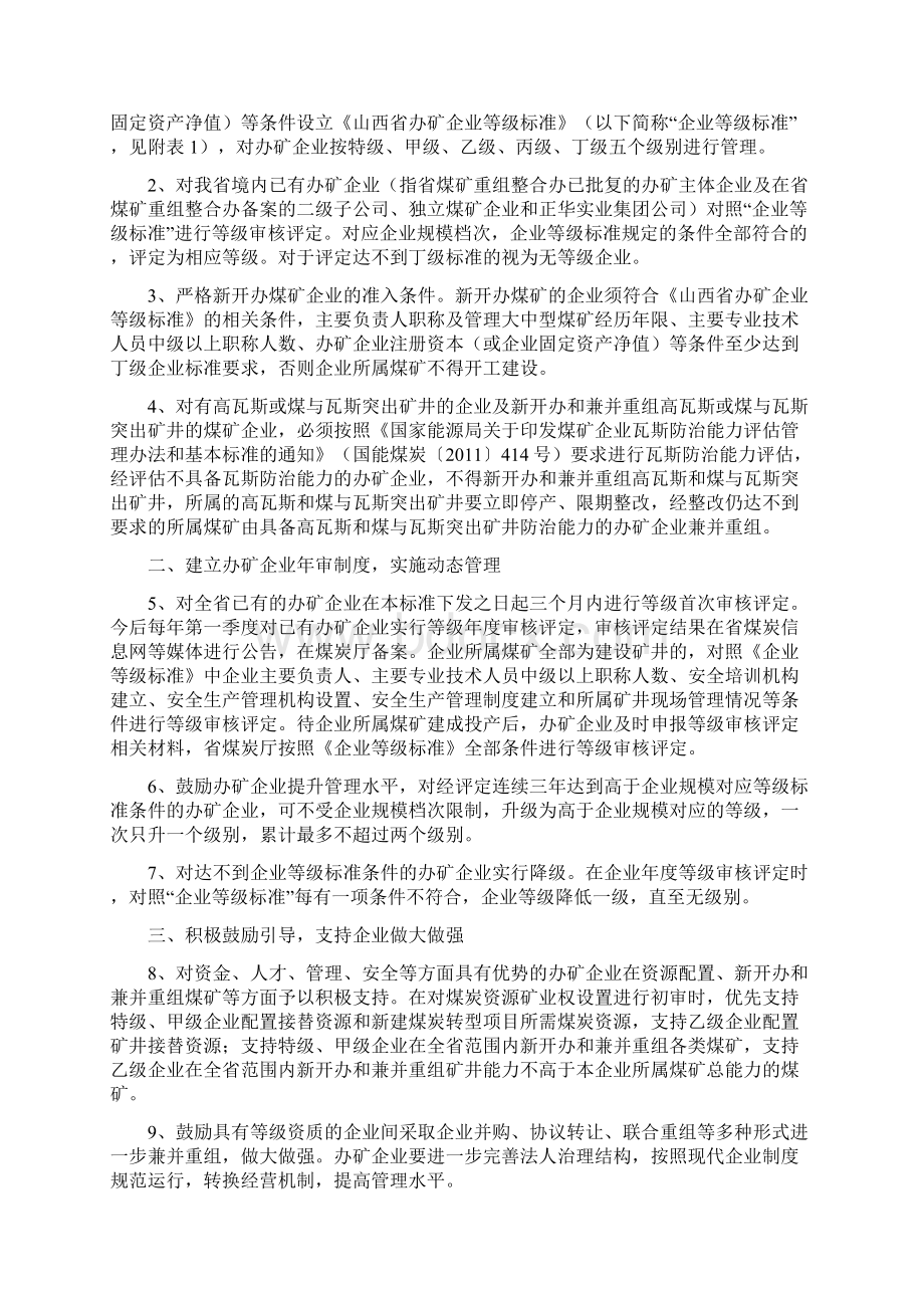 冶金行业山西省煤矿管理建设五大标准.docx_第2页