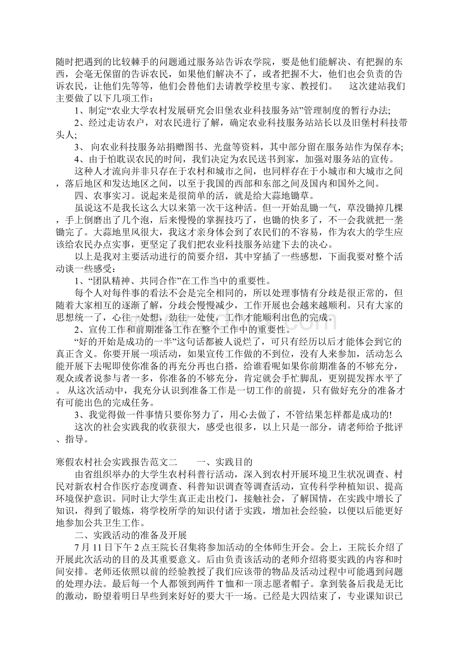 寒假农村社会实践报告范文.docx_第3页