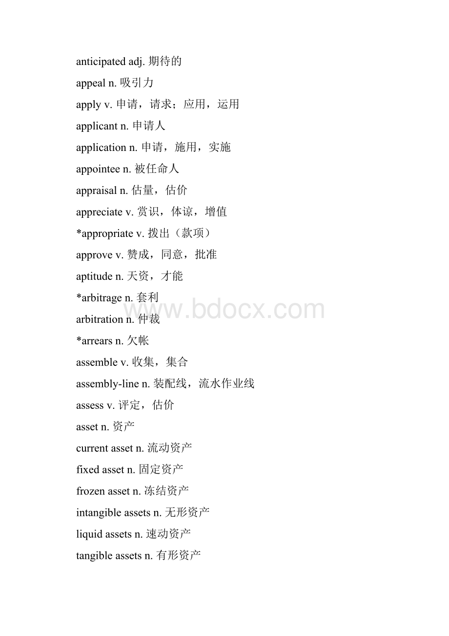 BEC中级高级考试词汇手册简单版Word下载.docx_第3页