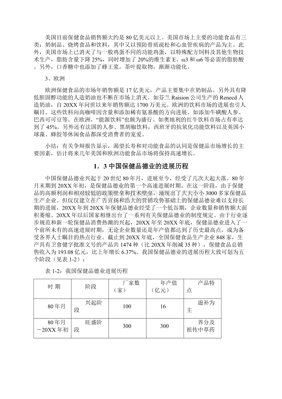 中国保健品行业研究分析报告.docx_第3页