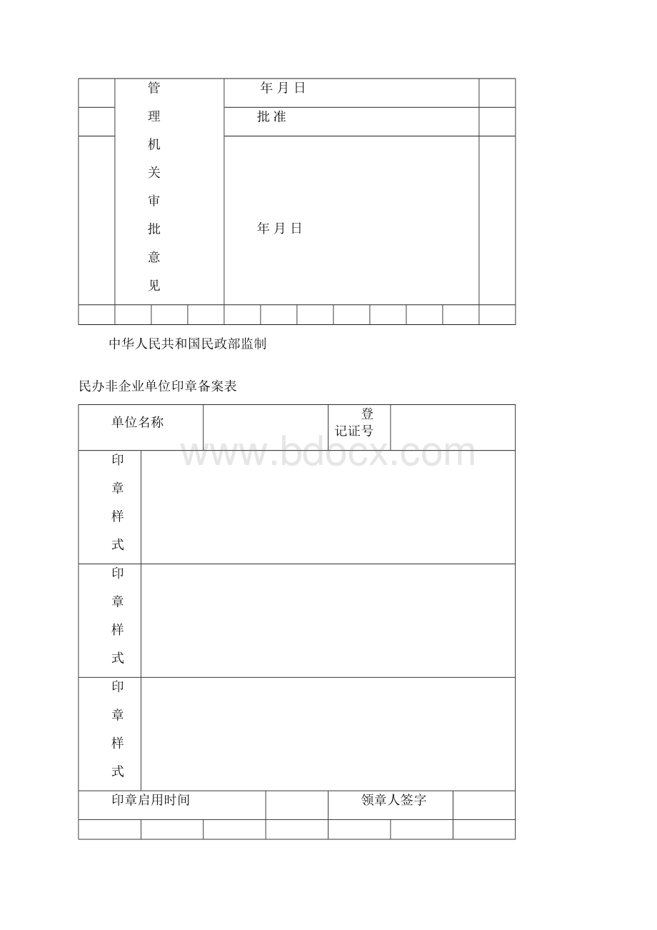 民办非企业单位内设机构备案表.docx_第3页