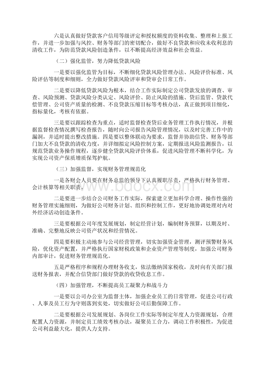 小额贷款工作总结及计划安排范文.docx_第2页