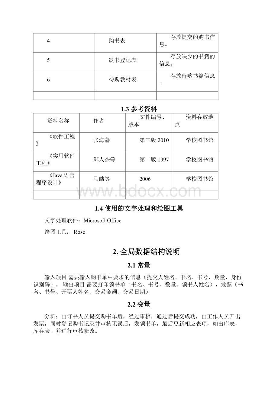 学校教材订购系统软件详细设计文档.docx_第3页