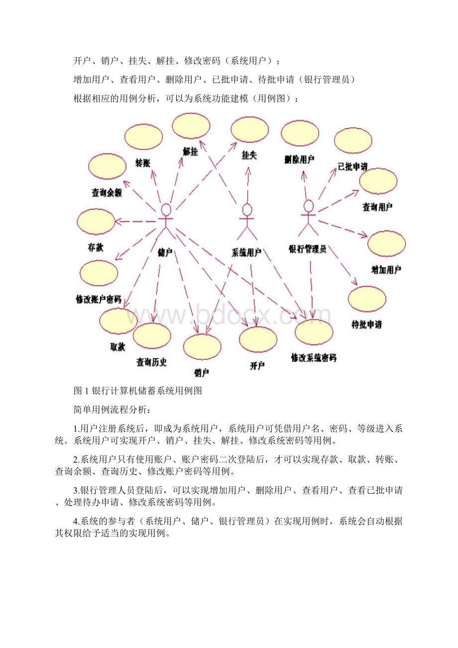 银行计算机储蓄系统面向对象需求分析报告Word文件下载.docx_第3页