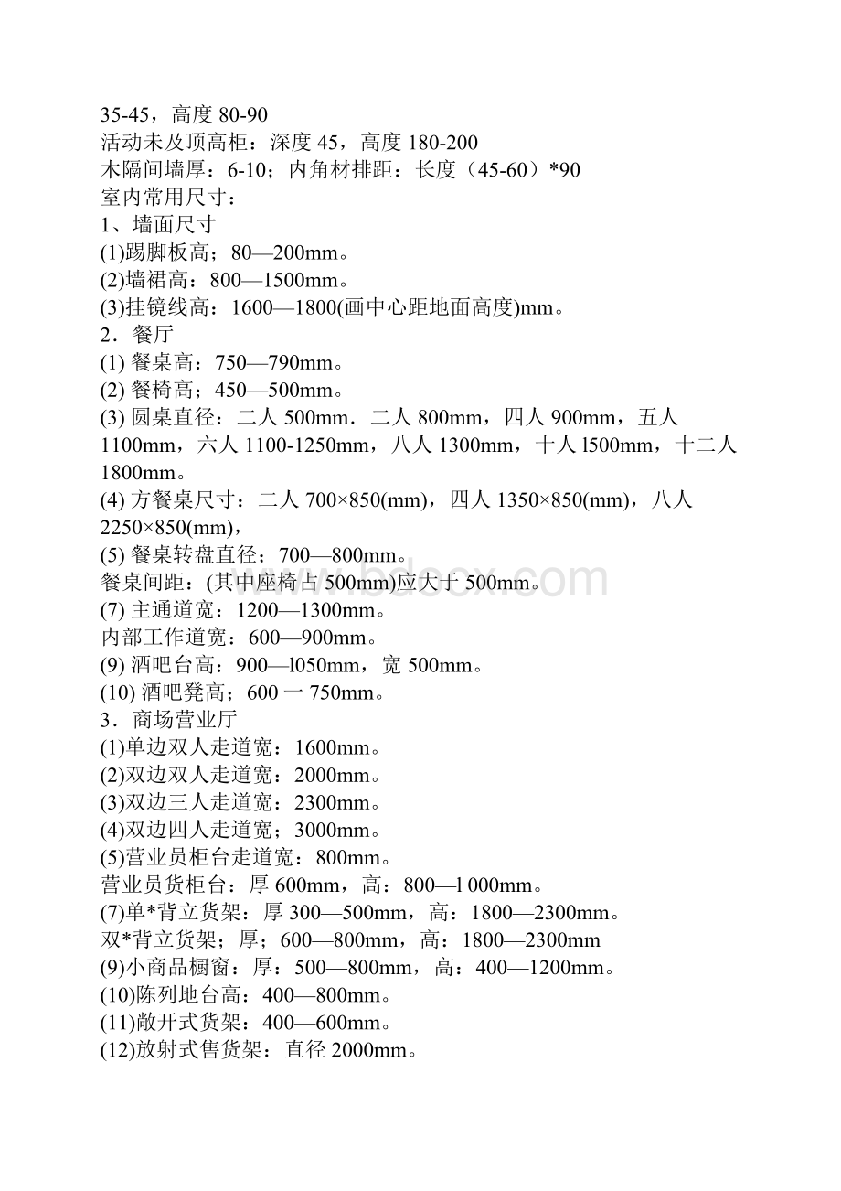 室内设计的基本尺寸.docx_第2页