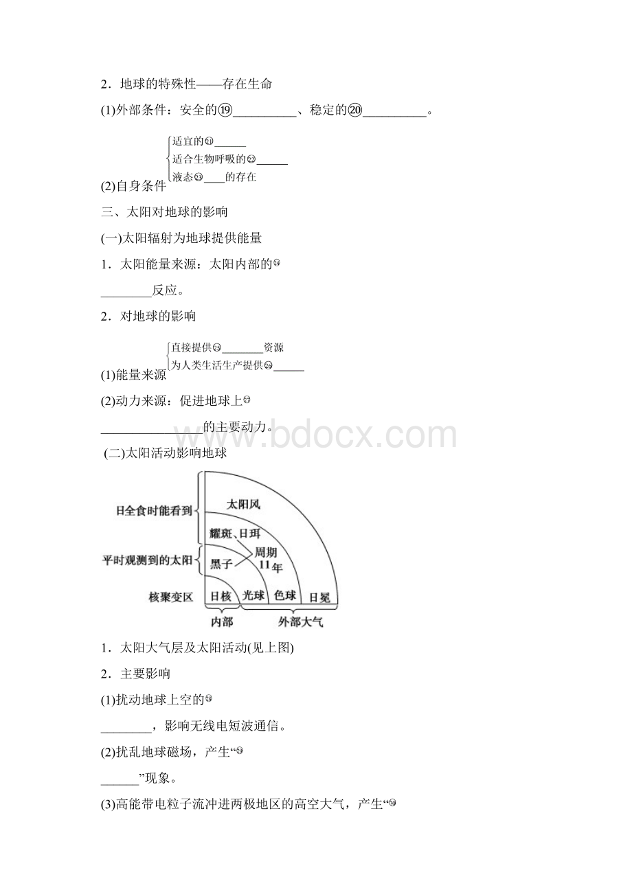 高一地理上学期期末基础知识回扣.docx_第3页