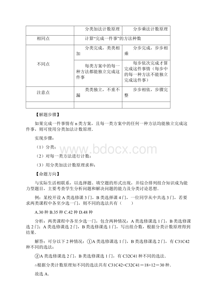 最新决胜高考精品高中数学课件教师版人教版数学选修23分类加法计数原理与分步乘法计数原理.docx_第2页