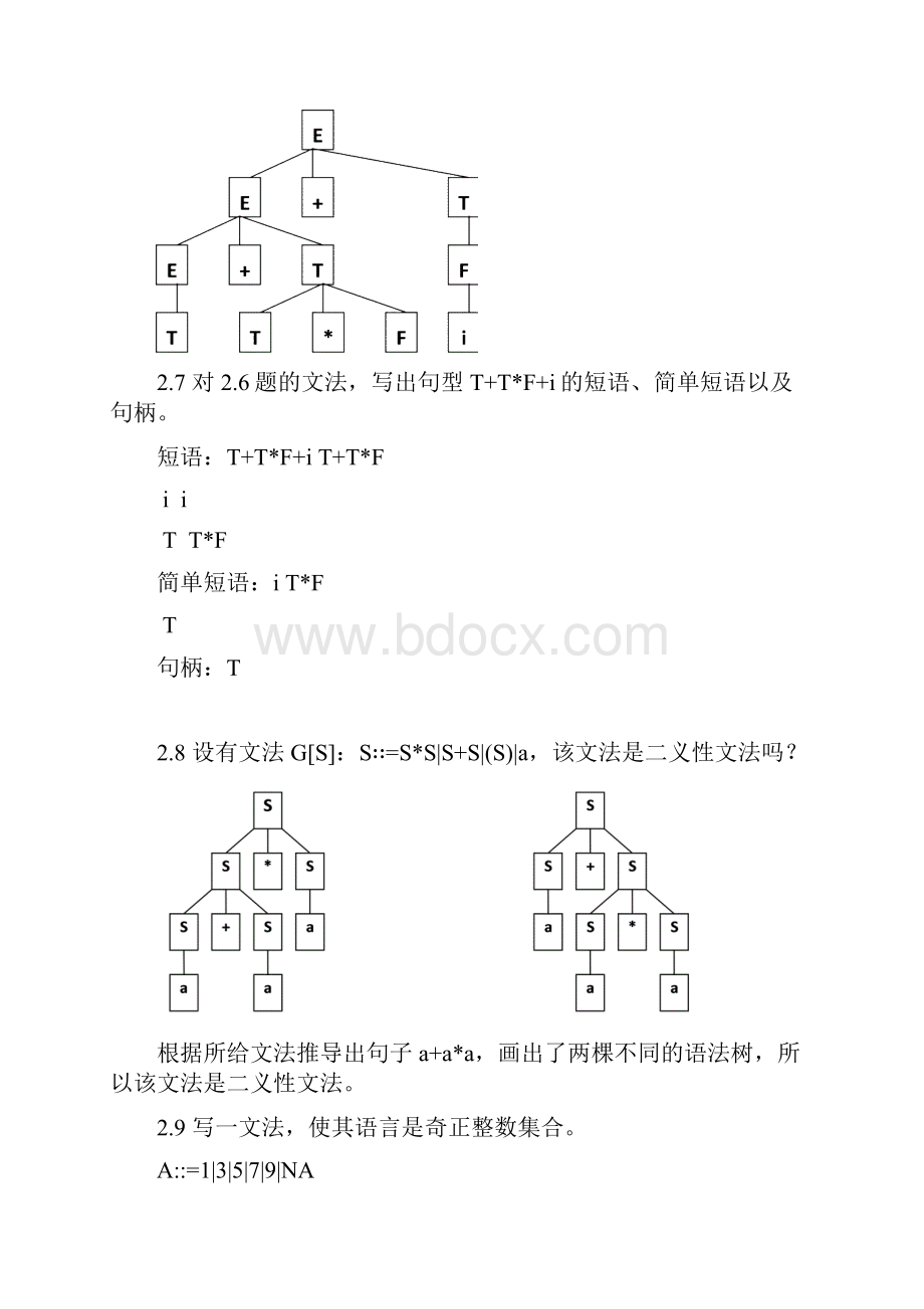 编译原理及实现课后习题答案.docx_第3页