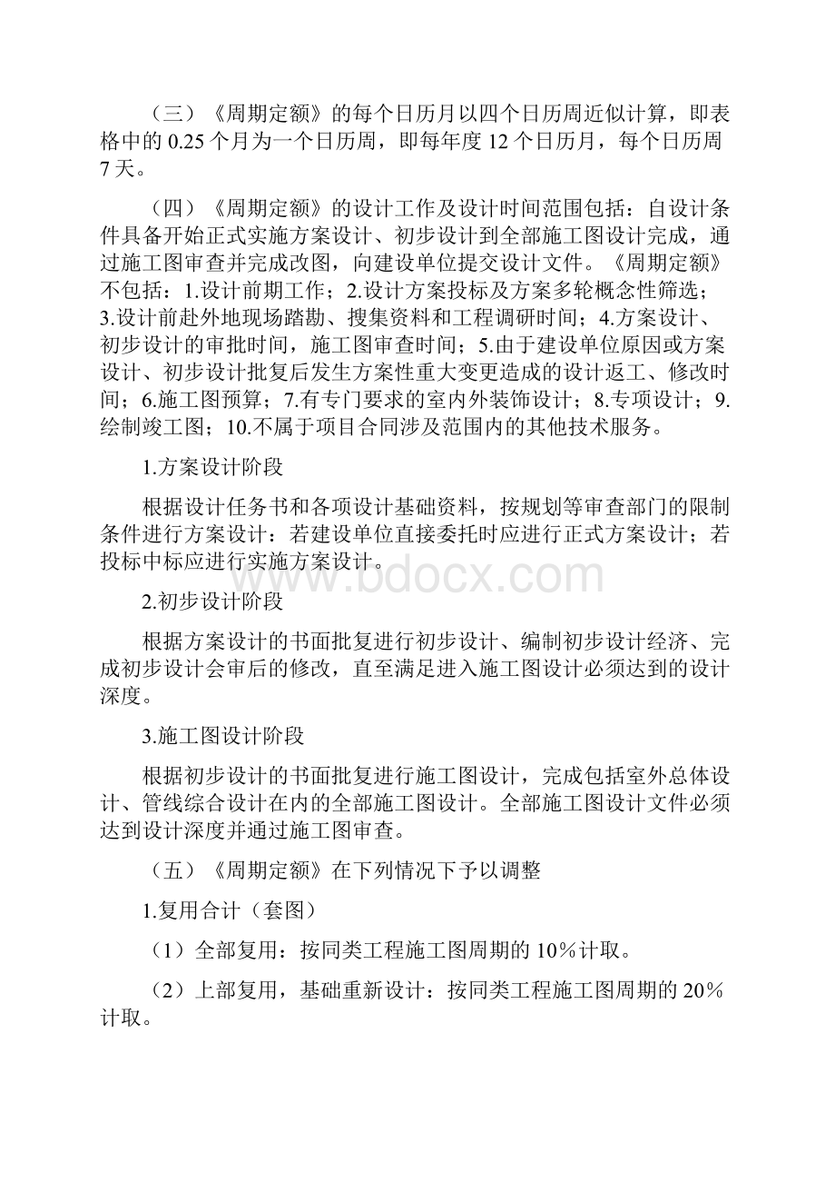 全国建筑设计周期定额版Word文件下载.docx_第3页