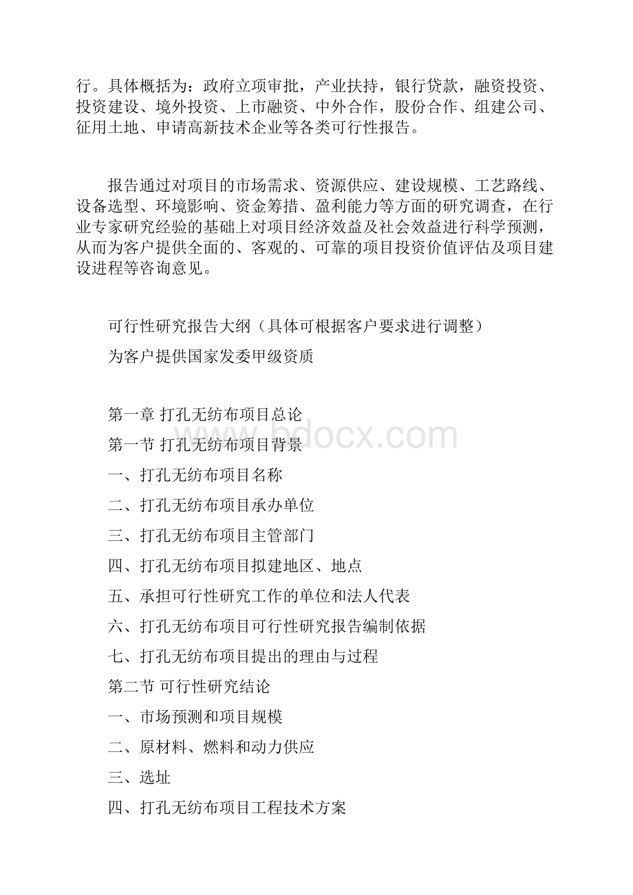 打孔无纺布项目可行性研究报告文档格式.docx_第3页