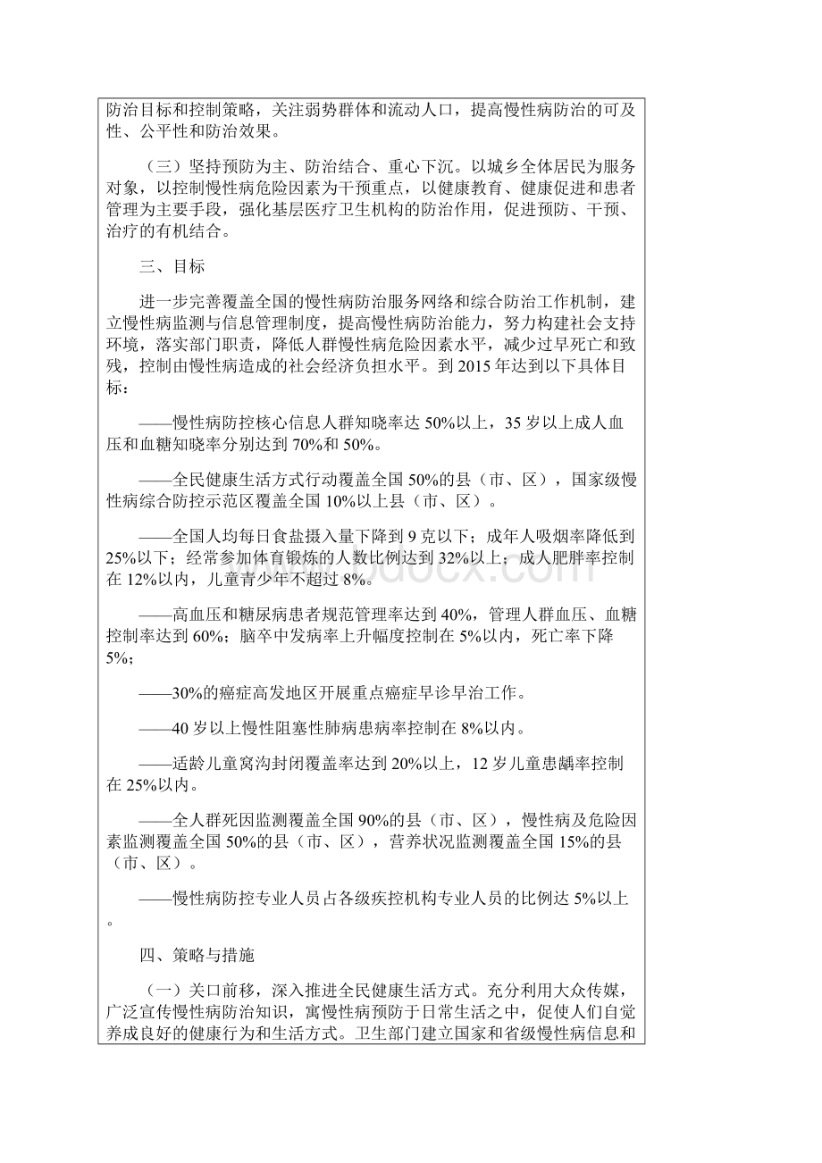 中国慢性病防治工作规划.docx_第2页