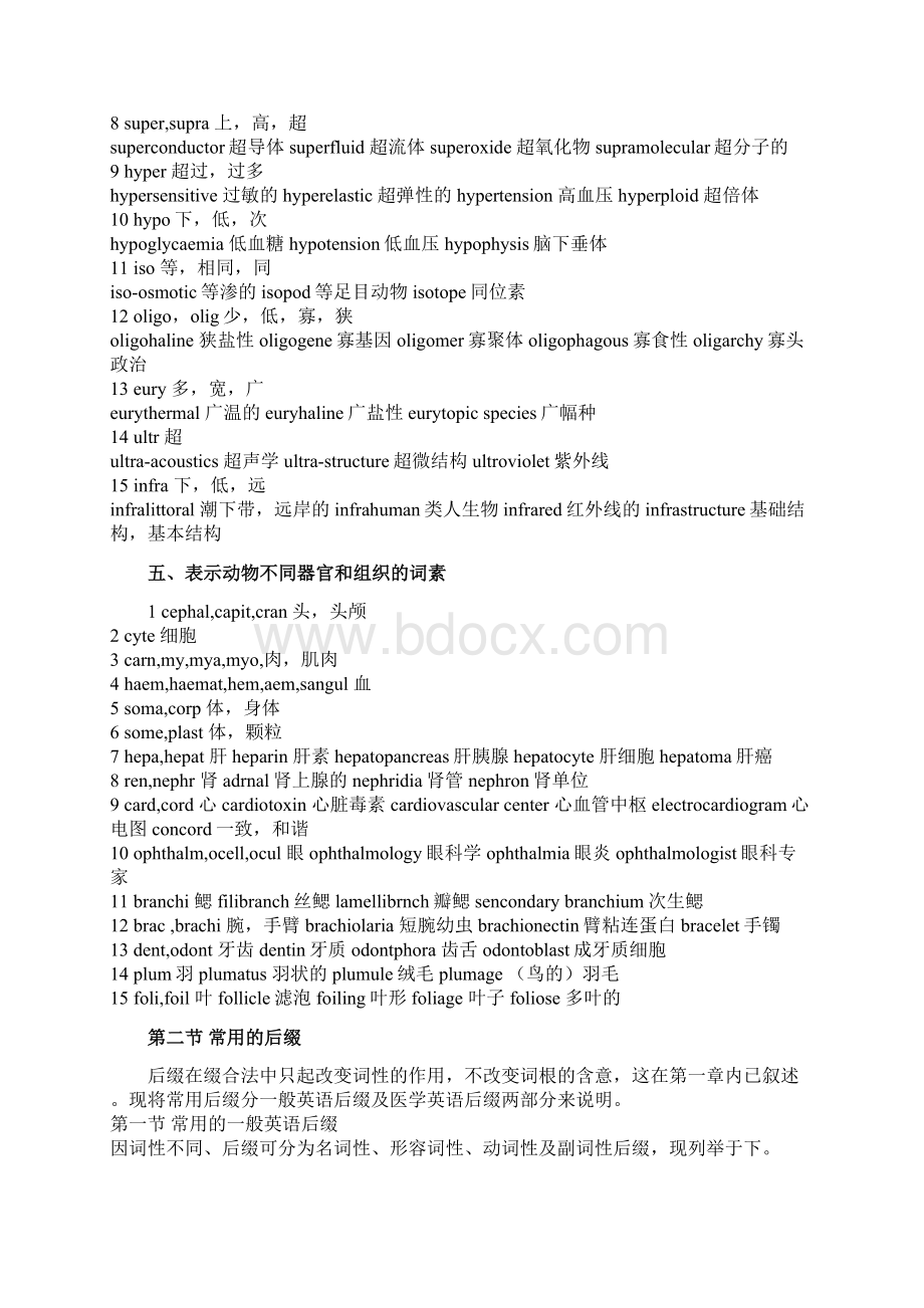 生物专业英语词汇词素词根部分.docx_第3页