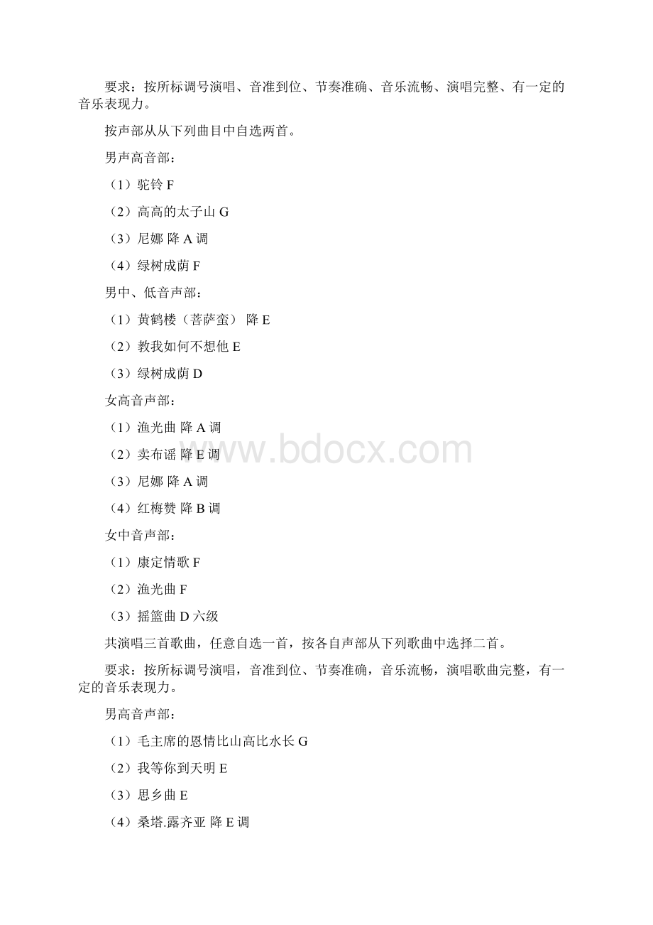 《歌唱的方法》声乐练声阶段推荐民族美声类练习曲目.docx_第3页