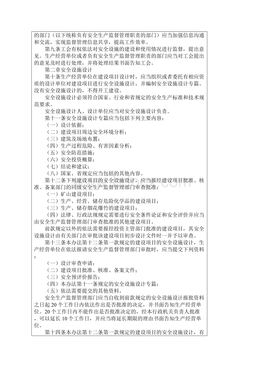 浙江省建设项目安全设施监督管理办法Word文件下载.docx_第2页