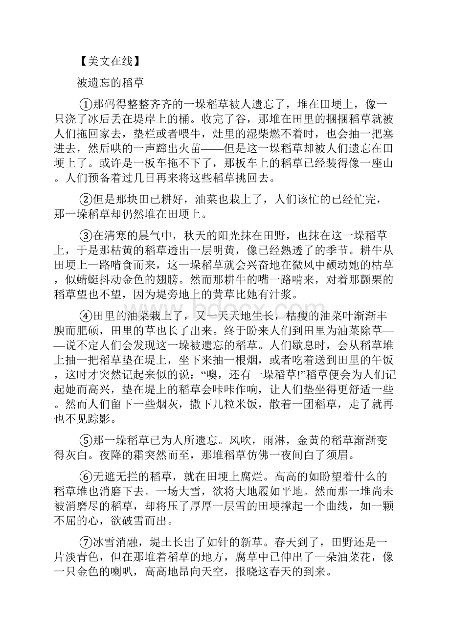 初一语文《寒假乐园》一Word文件下载.docx_第2页