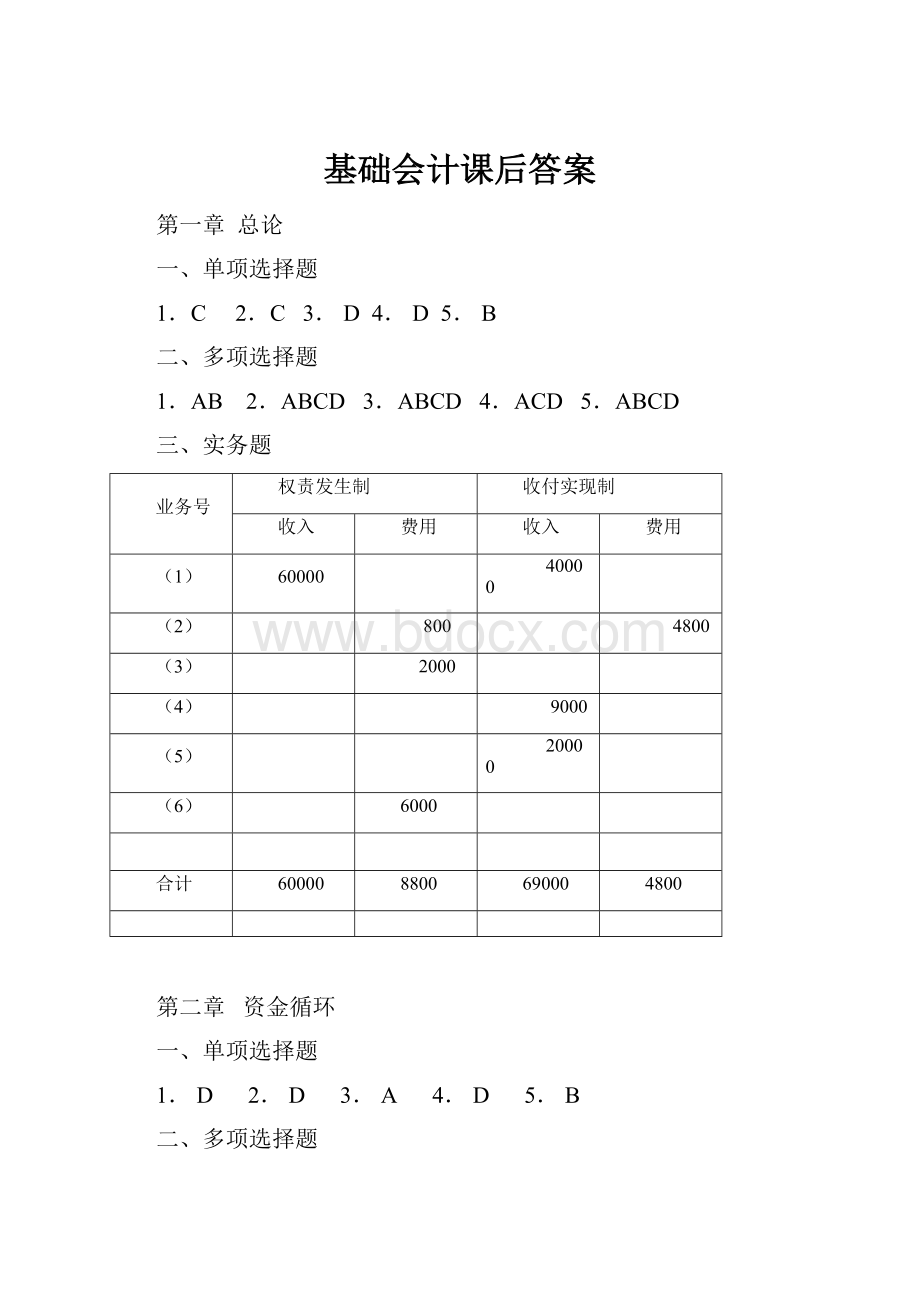 基础会计课后答案.docx_第1页