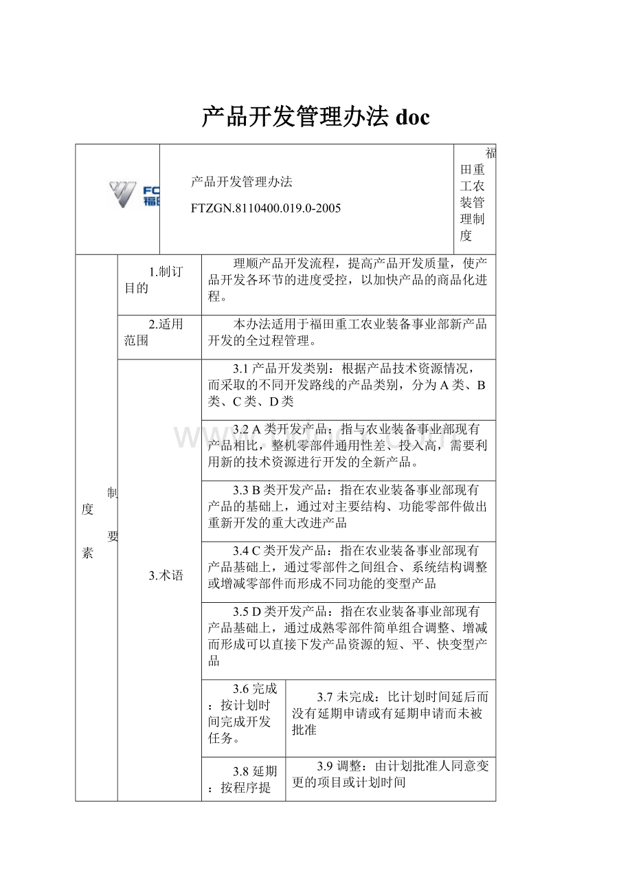 产品开发管理办法doc.docx_第1页