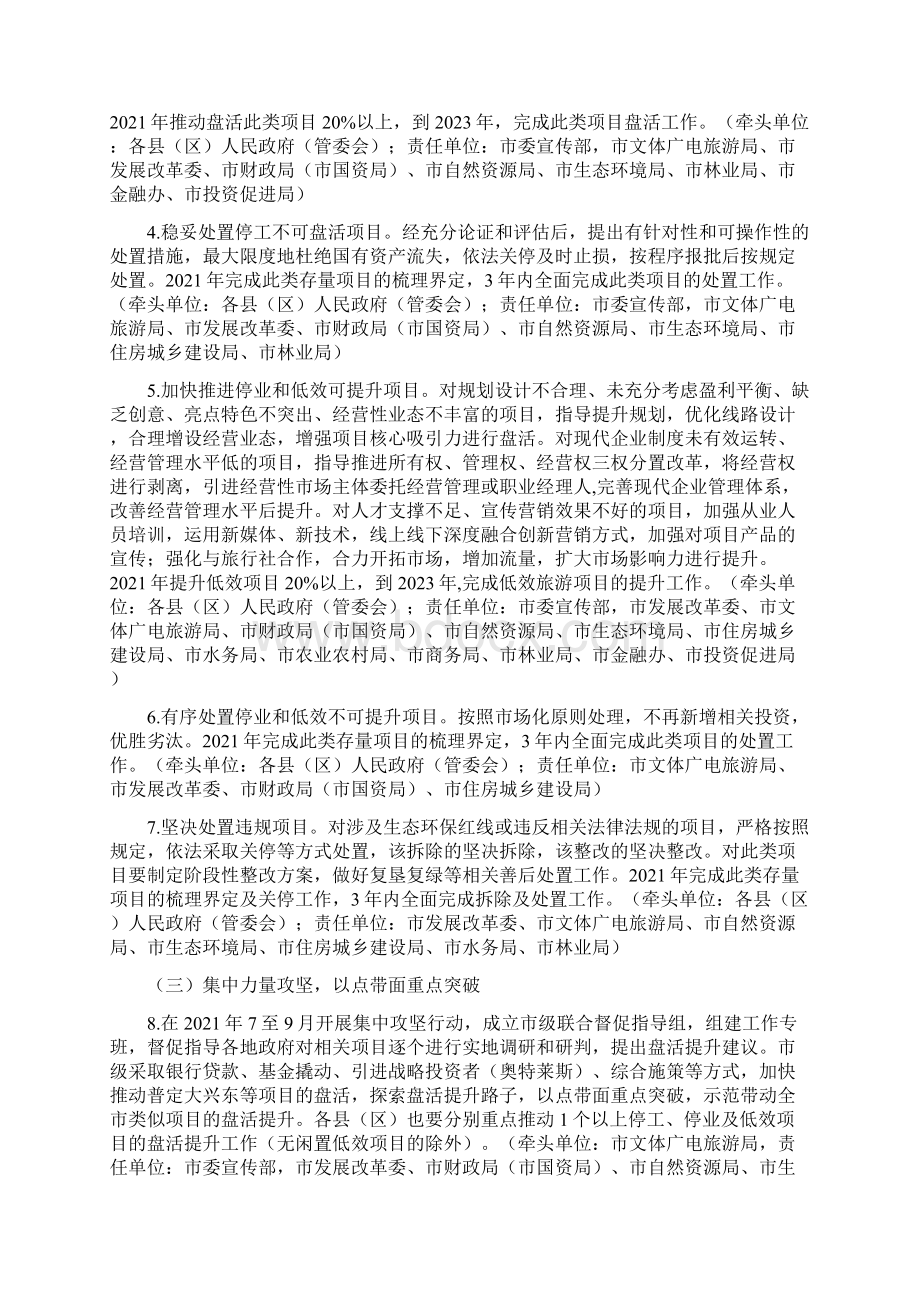 安顺市大力实施盘活闲置低效旅游项目攻坚行动方案.docx_第2页