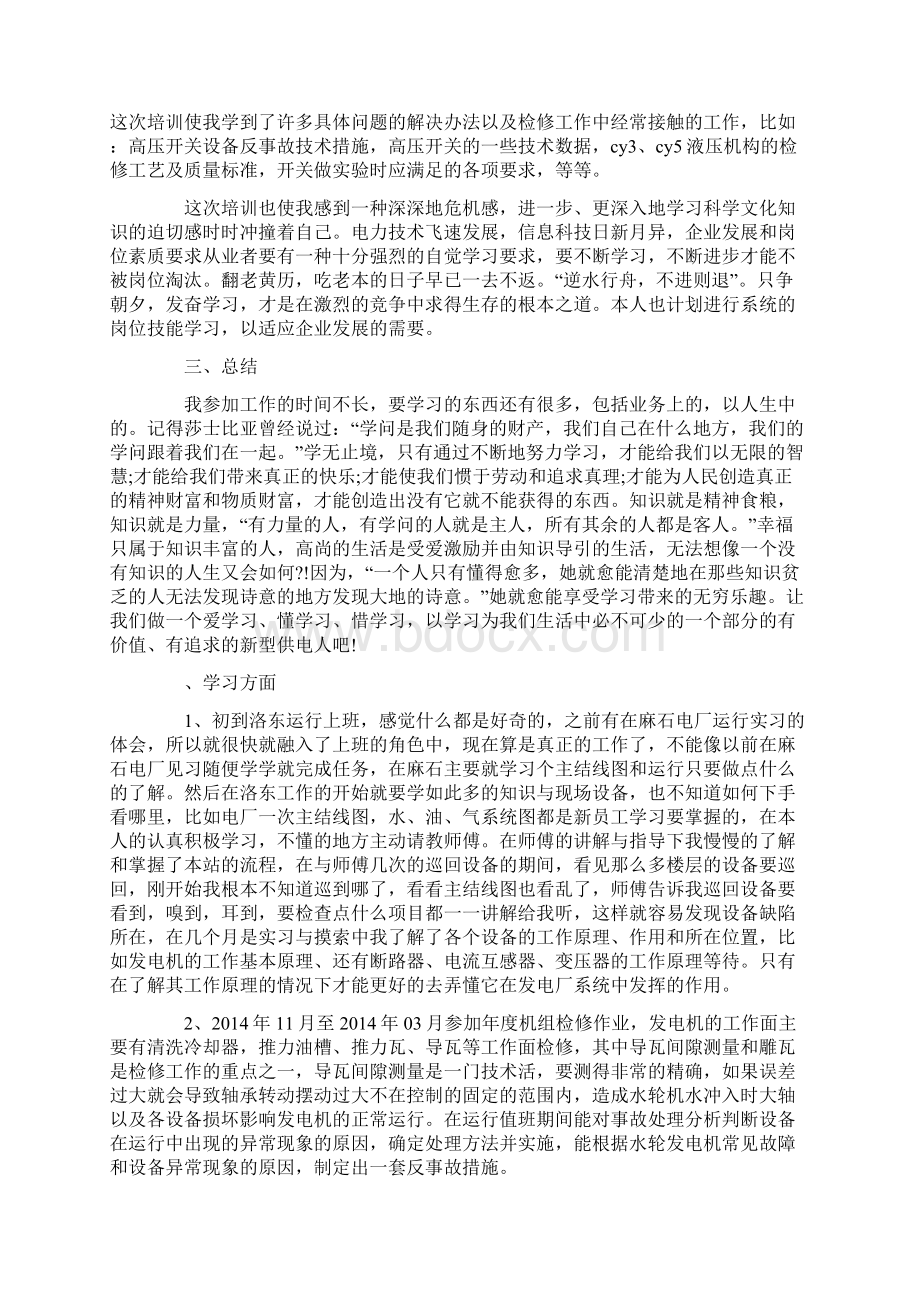 电厂化学专业技术工作总结多篇.docx_第2页