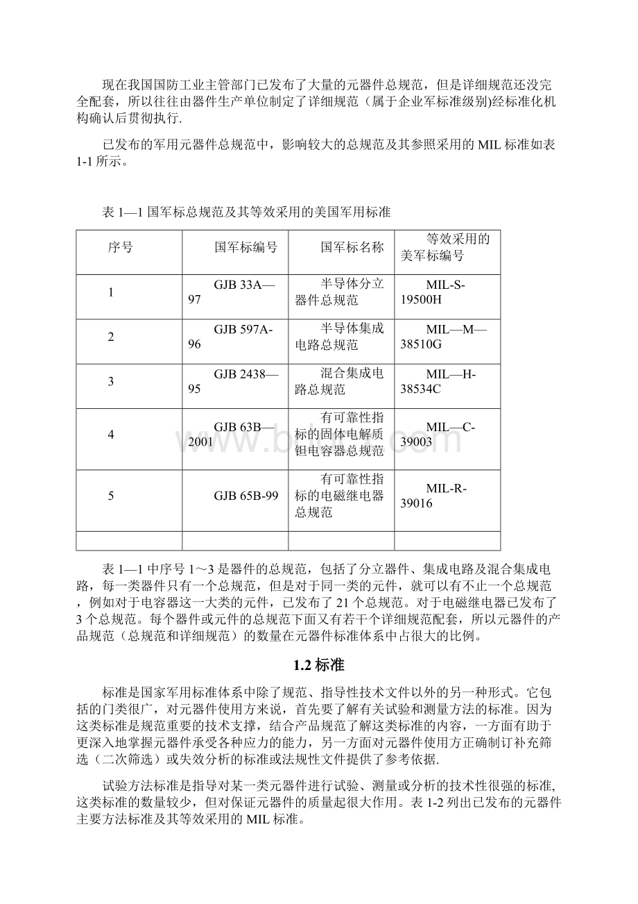 军用电子元器件的质量等级Word文件下载.docx_第2页