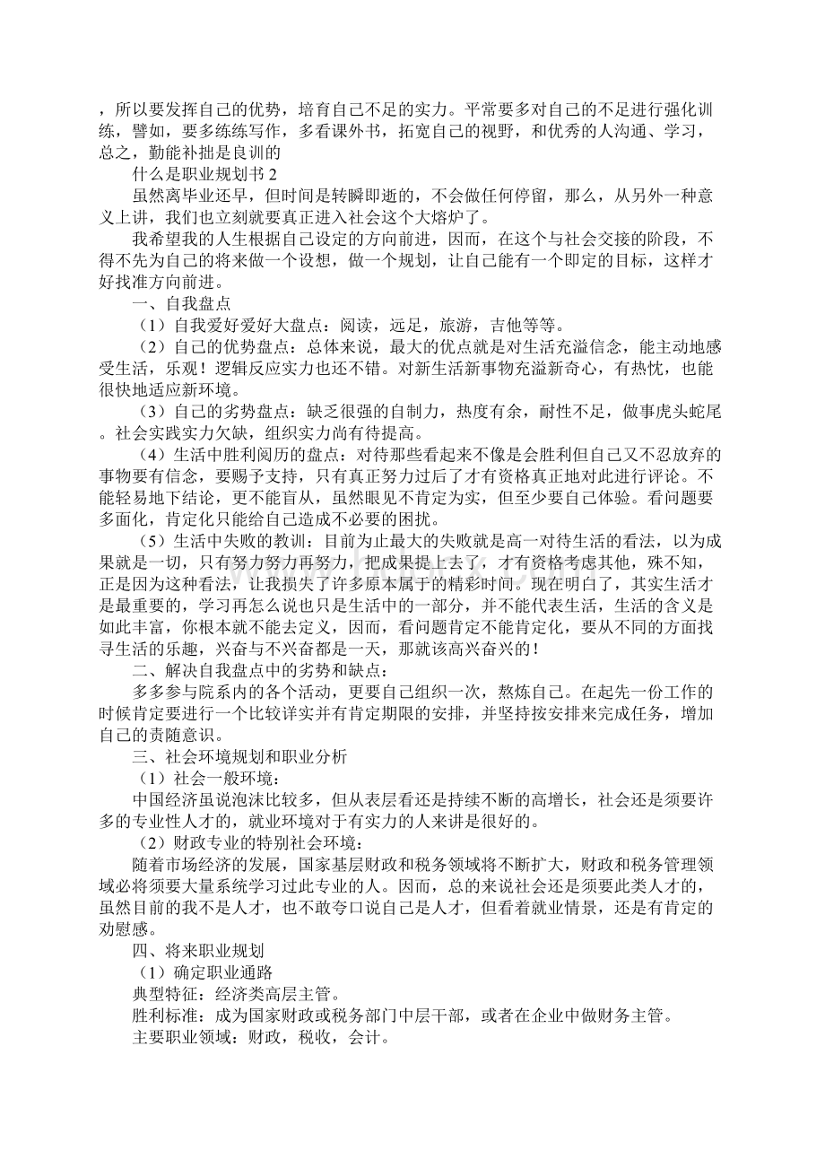 什么是职业规划书精选10篇.docx_第2页