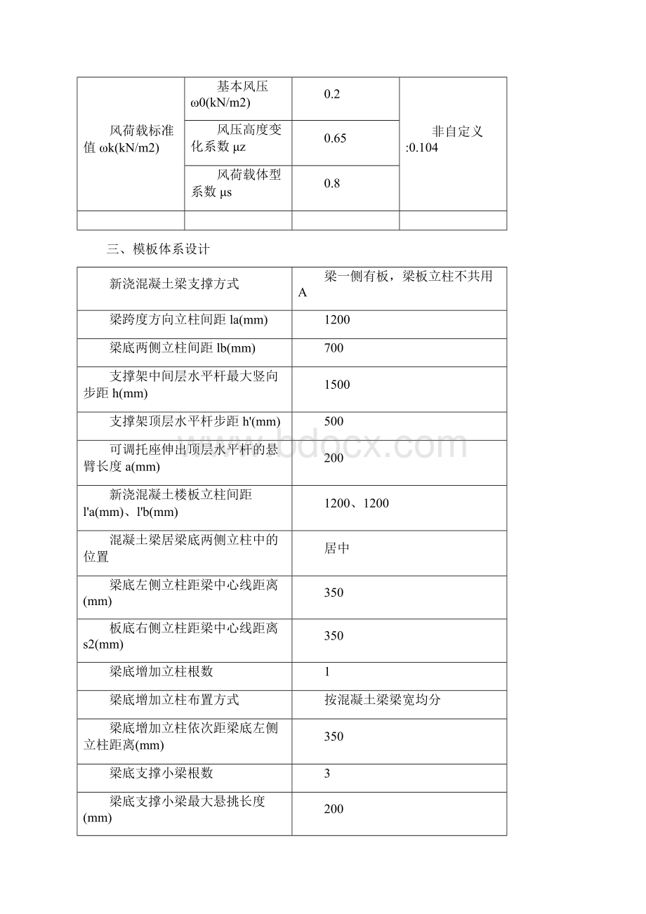 一侧有板梁模板盘扣式计算书Word下载.docx_第2页