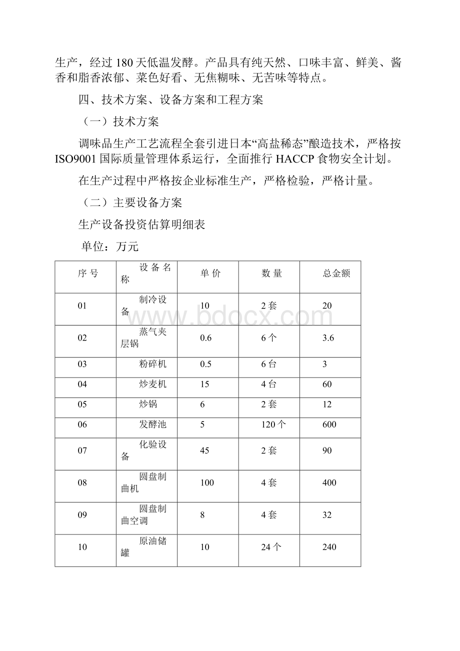 4万吨高盐稀态酱油生产技改项目研究建议书Word文档下载推荐.docx_第3页