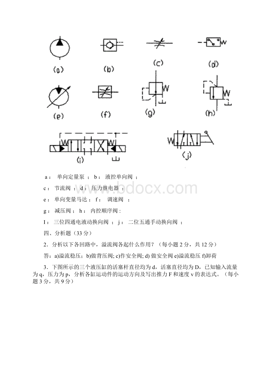 液压传动试题答案.docx_第3页