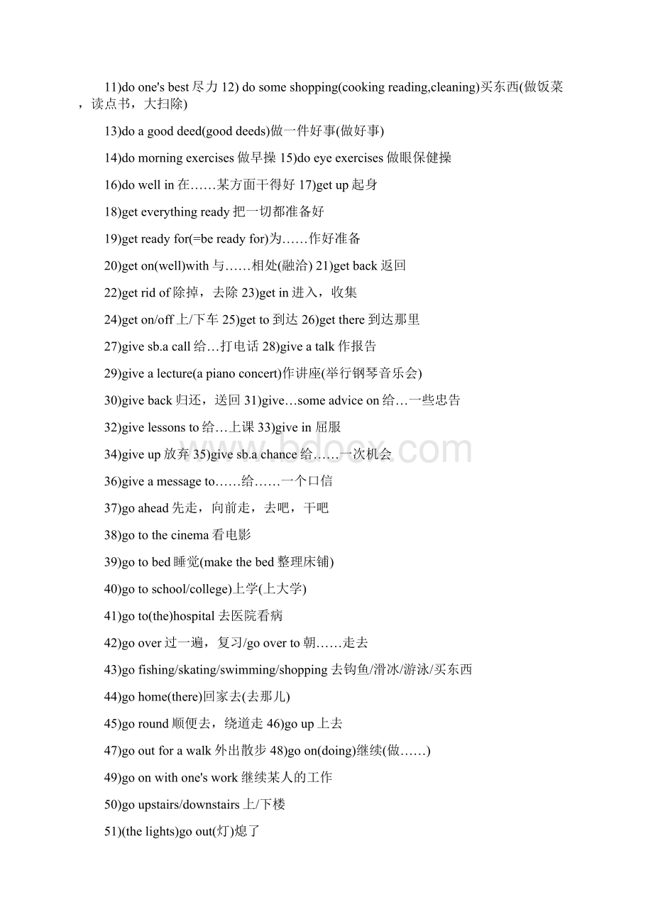 小学英语常用词组大全Word文件下载.docx_第2页