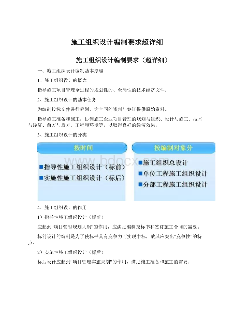 施工组织设计编制要求超详细Word格式.docx