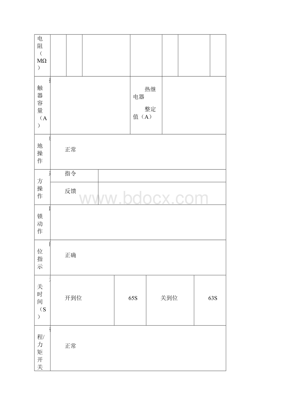 5电动阀门调试记录簿Word文件下载.docx_第2页