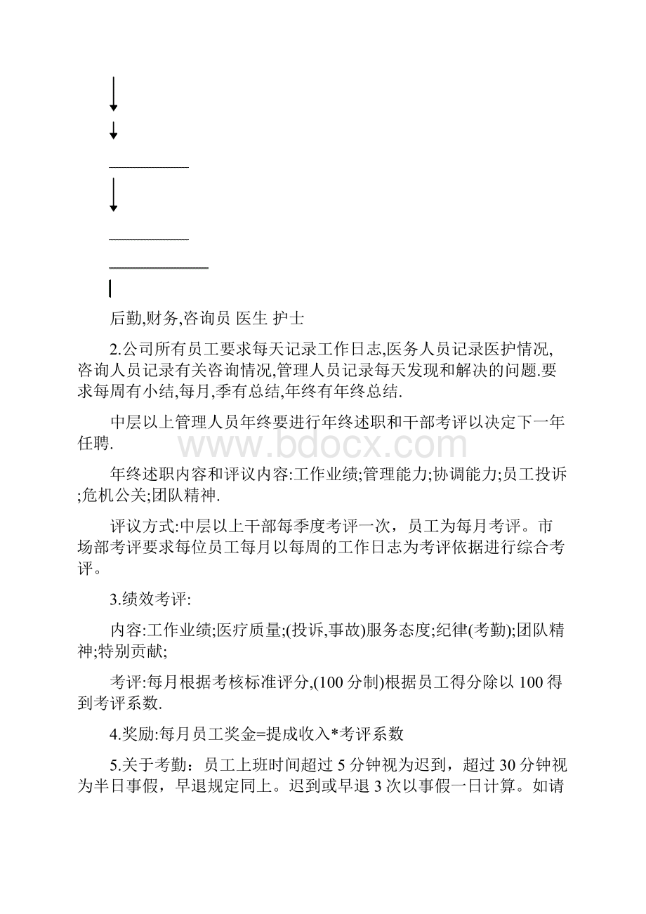 专业整形美容医疗机构目标责任管理实施细则.docx_第2页