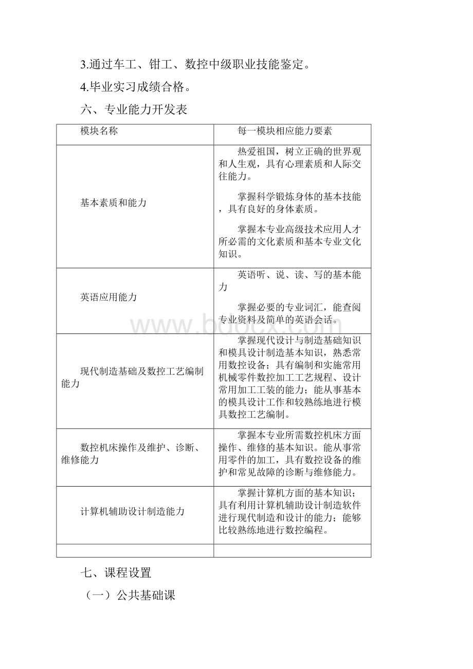 数控技术应用教学计划.docx_第3页