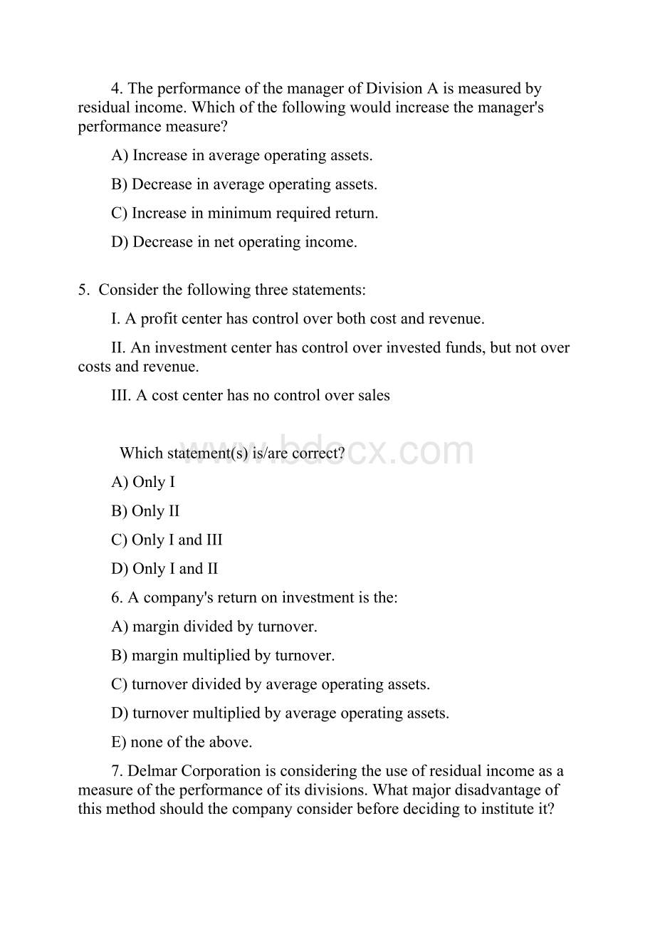 管理会计 考试问题Word文档格式.docx_第2页