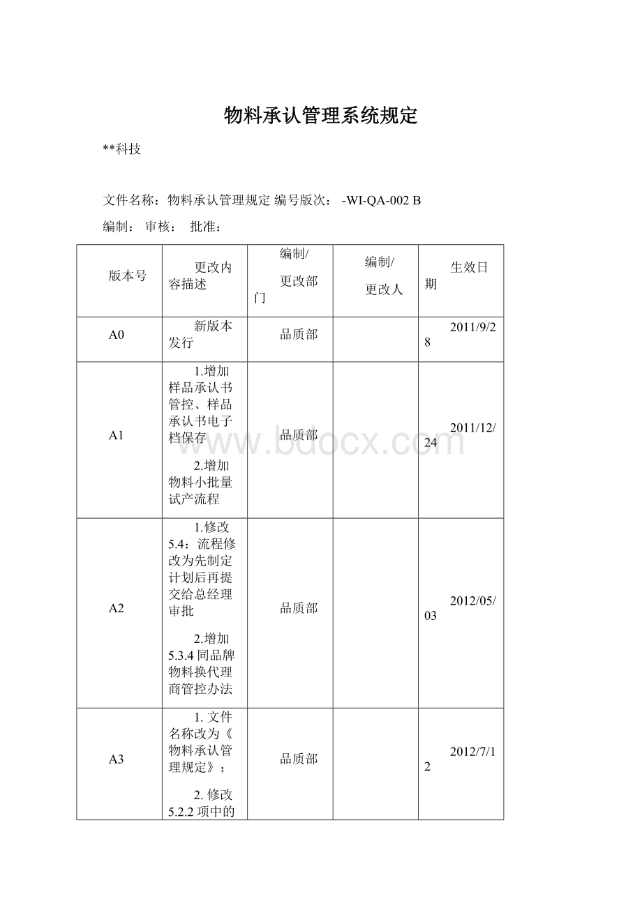 物料承认管理系统规定.docx_第1页