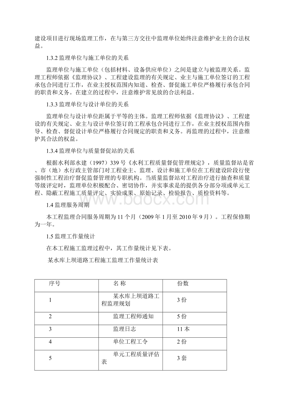 某水库上坝道路工程监理工作报告.docx_第3页