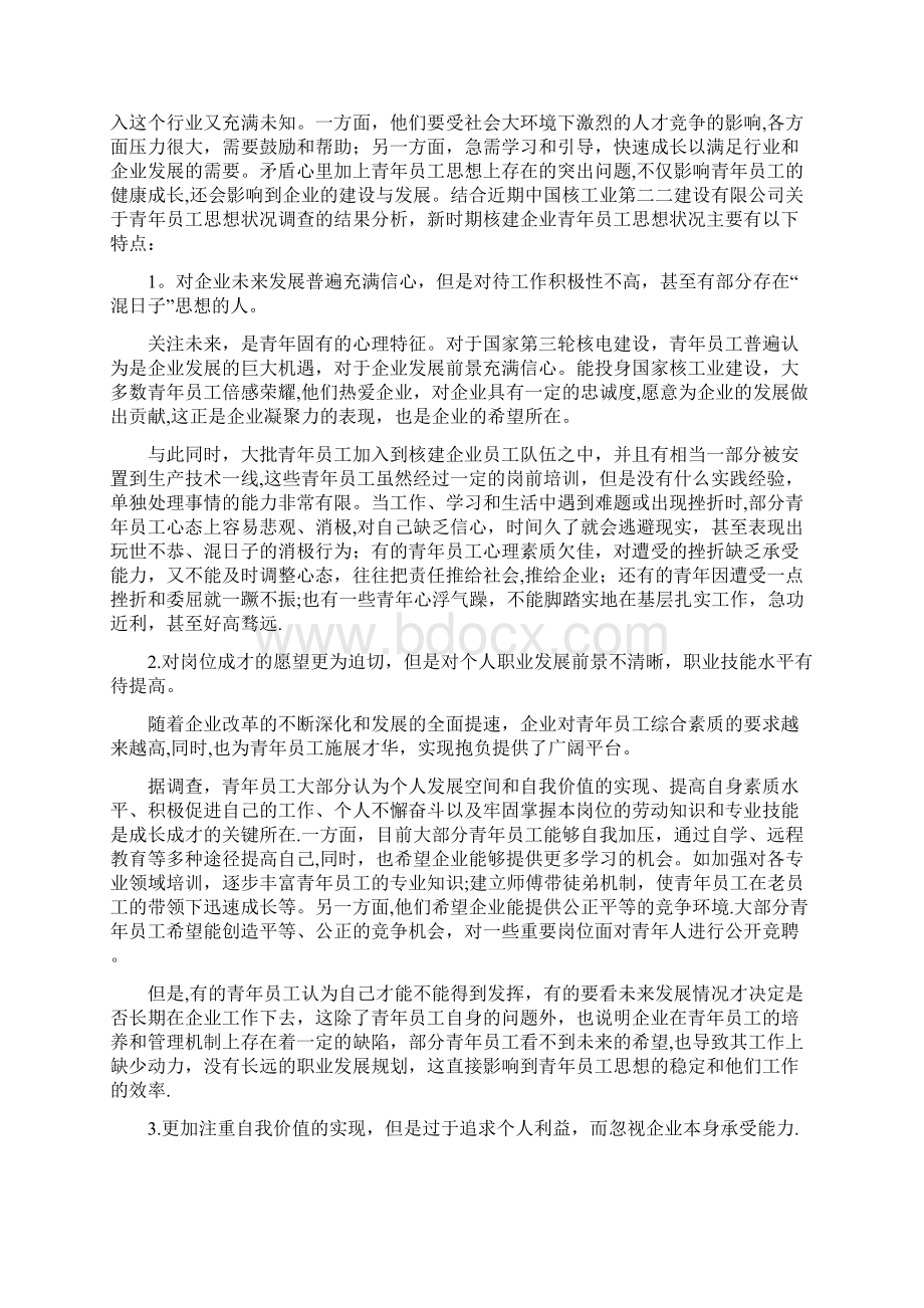 新时期企业青年员工思想状况分析及引导策略.docx_第2页